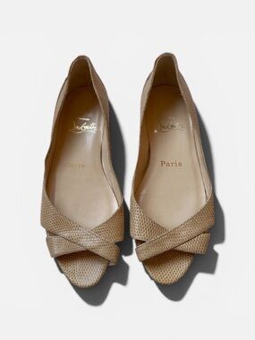 Christian Louboutin open toe shoes 35.5